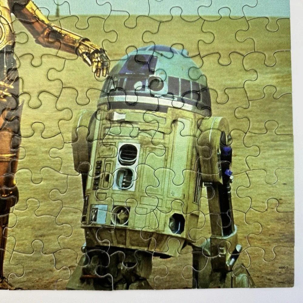 Star Wars C-3PO R2-D2‎ 100 Piece Puzzle 1978 Milton Bradley Vintage COMPLETE
